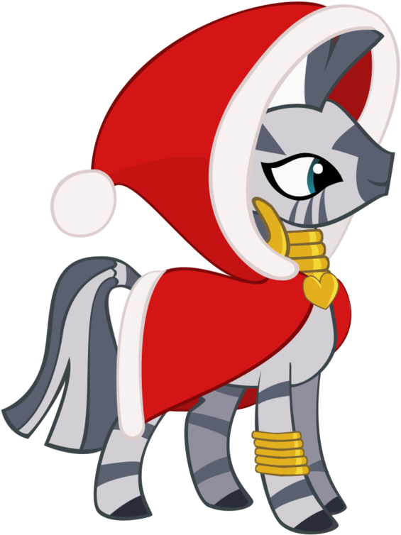 Christmas Zecora By Whitesylver - Mlp Zecora Christmas (600x785)