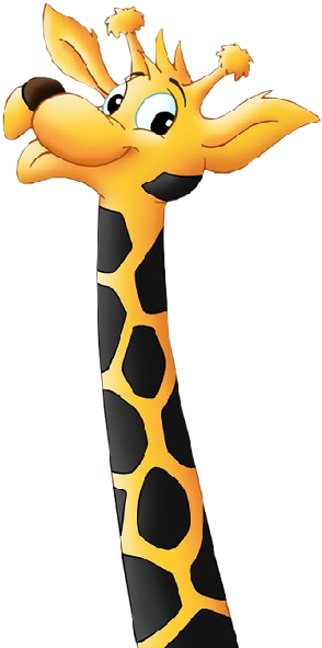 Giraffe Cartoon Animal Images - Cartoon Giraffe Neck (600x600)