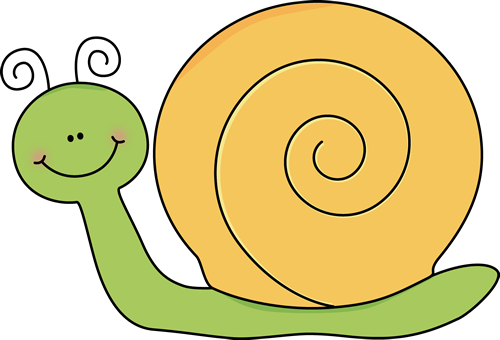 Pretty Clipart Snail - Clipart Snail (500x340)