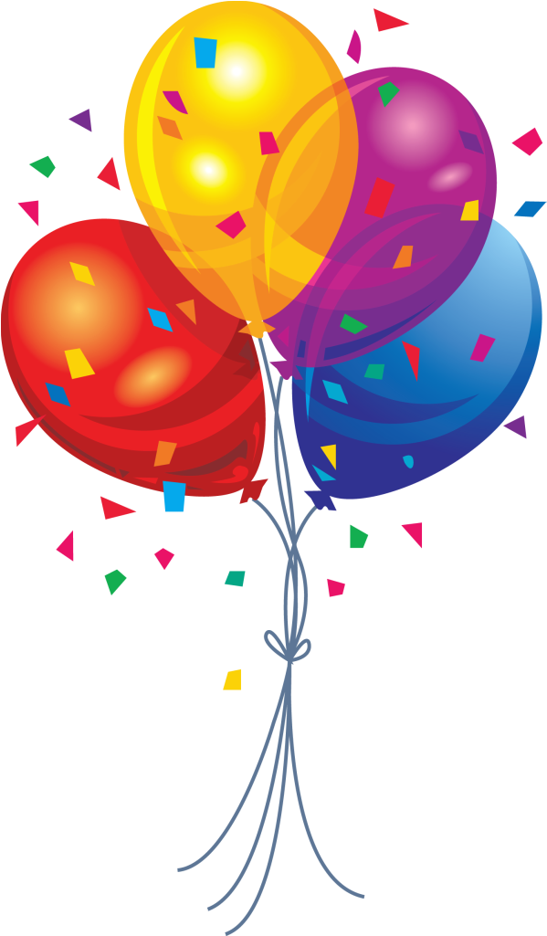 Transparent Bunch Balloons Clipart - Balloon Png (728x1237)