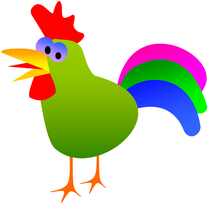 Pretty Chicken Cliparts - รูป การ์ตูน สัตว์ ไก่ (778x720)