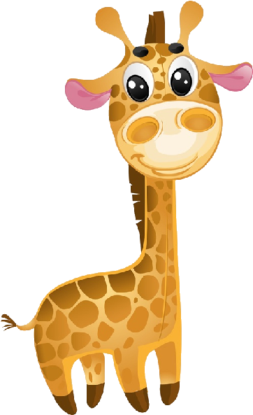 Giraffe Cartoon Animal Images Cute Giraffe Vector 600x600 Png Clipart Download