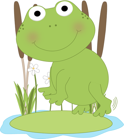 Lily Pad Clipart Teacher - Frogs On Lily Pad Clipart (400x449)