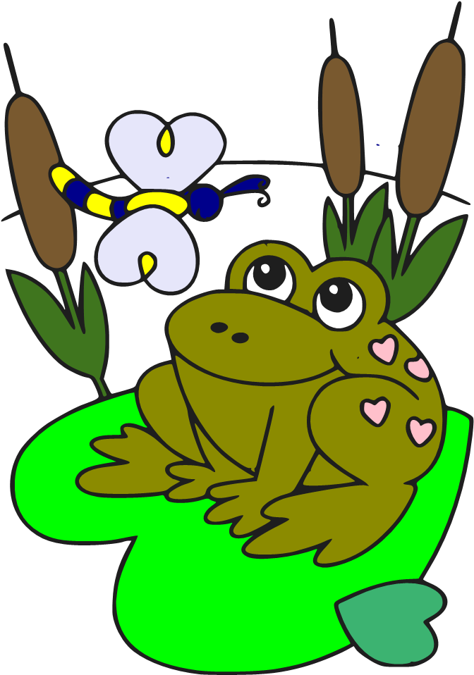 Cartoon Lily Pad - Cartoon (693x980)