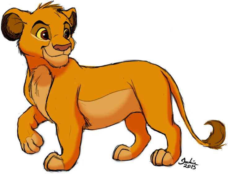 Simba By Jackie-gr - Kion Lion Guard Clipart (770x600)