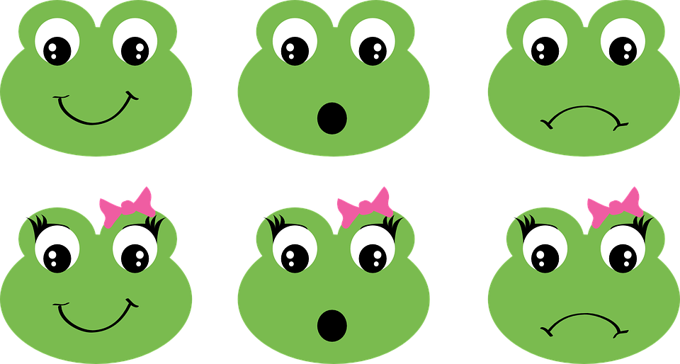 Cartoon Frog On Lily Pad 29, Buy Clip Art - Frog Face Clipart (960x514)