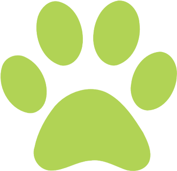 My Pawprint Productions, Va - Dog Paw Prints Color (386x368)