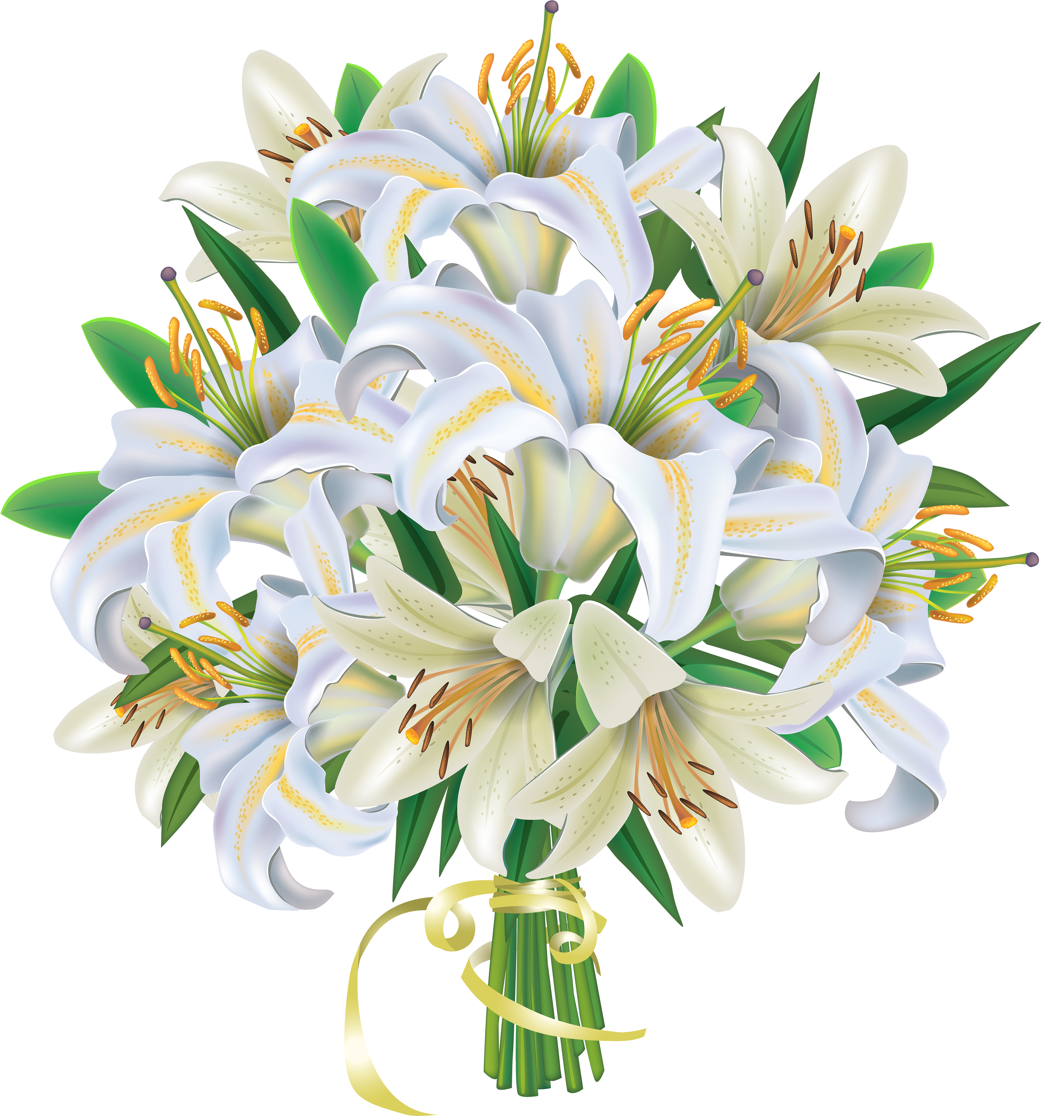 Flower Bouquet Png Clipart (3730x4000)