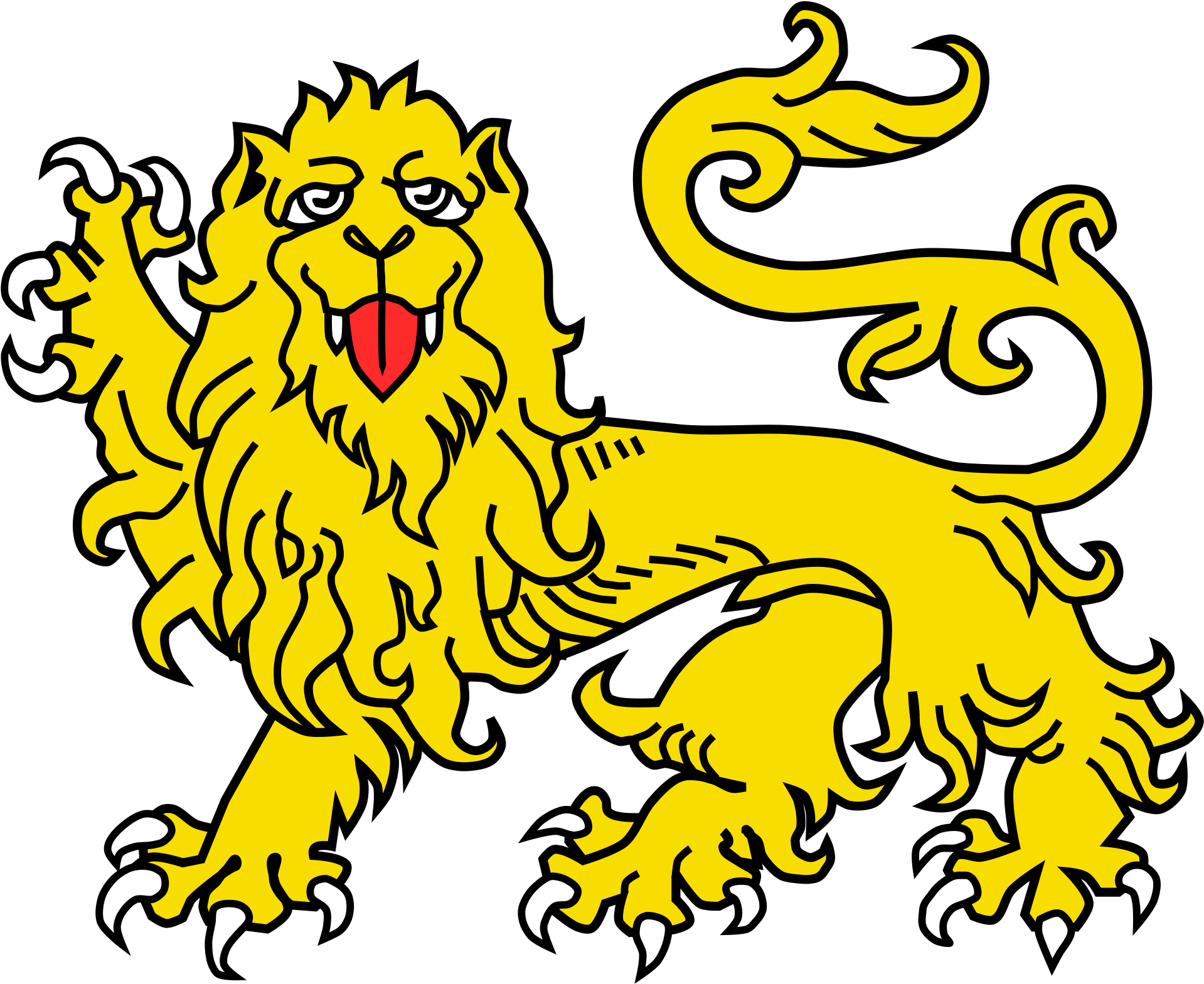 Cartoon Lion Pic 28, - Lion Symbol Of England (2000x1667)