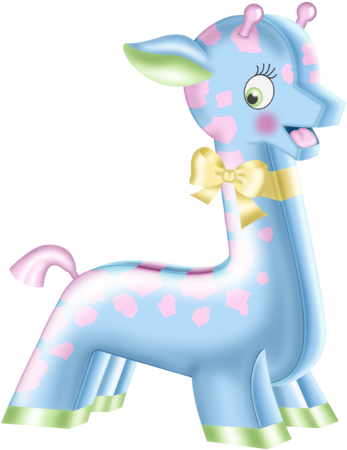 Baby Giraffe * - Clip Art (544x699)