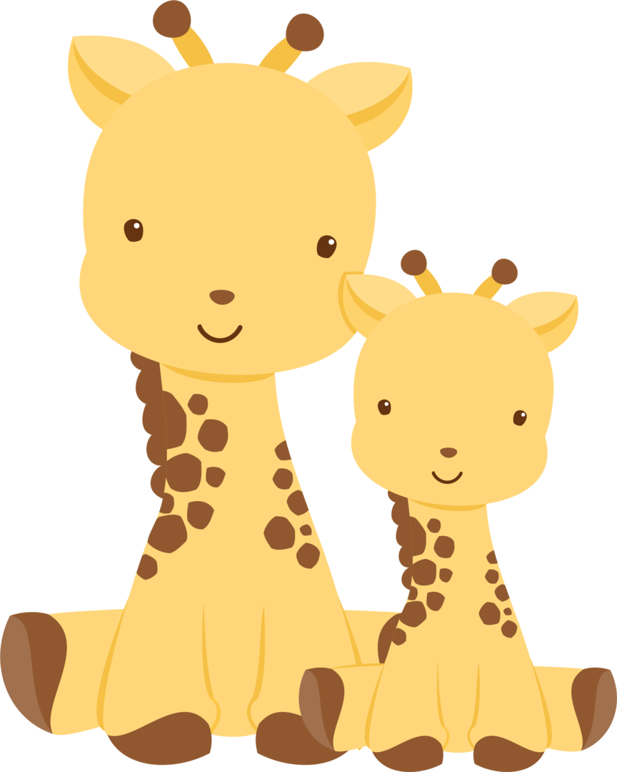 Exibir Todas As Imagens Na Pasta Png - Baby Shower Invites Elephant And Girraffe (864x1080)