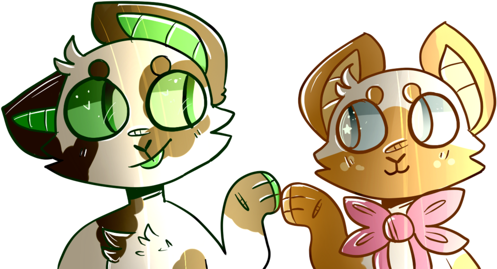 Lowkey Fist Bump By Sheepishjelly - Cartoon (1024x590)