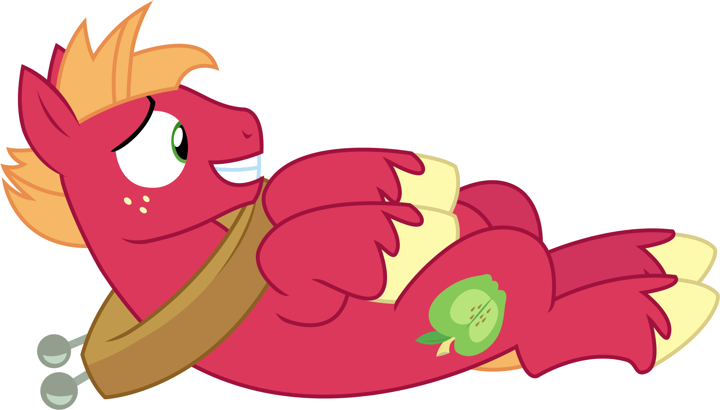 Sketchmcreations, Big Macintosh, Earth Pony, Male, - Cartoon (2556x1481)