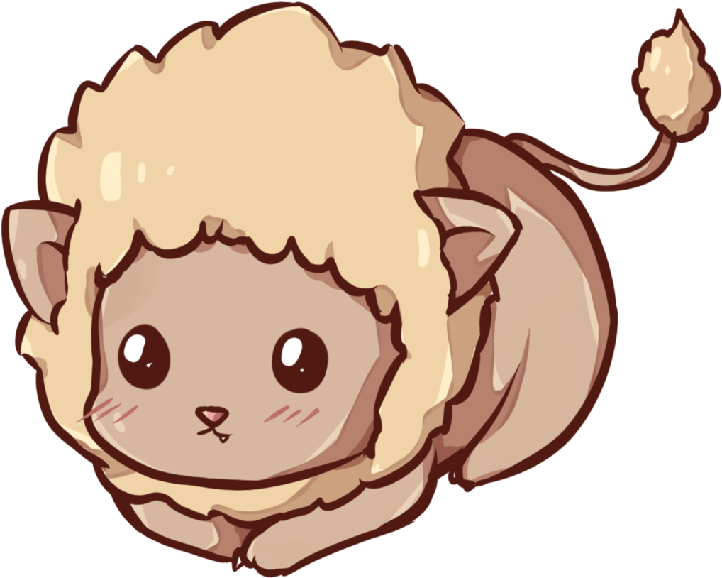Kawaii Lion By Dessineka On Deviantart - Kawaii Lion (1024x1024)