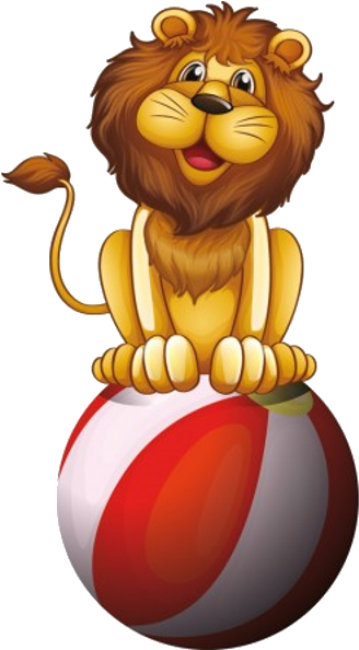 Lion Circus Animals Clipart - L Is For Lion (600x600)