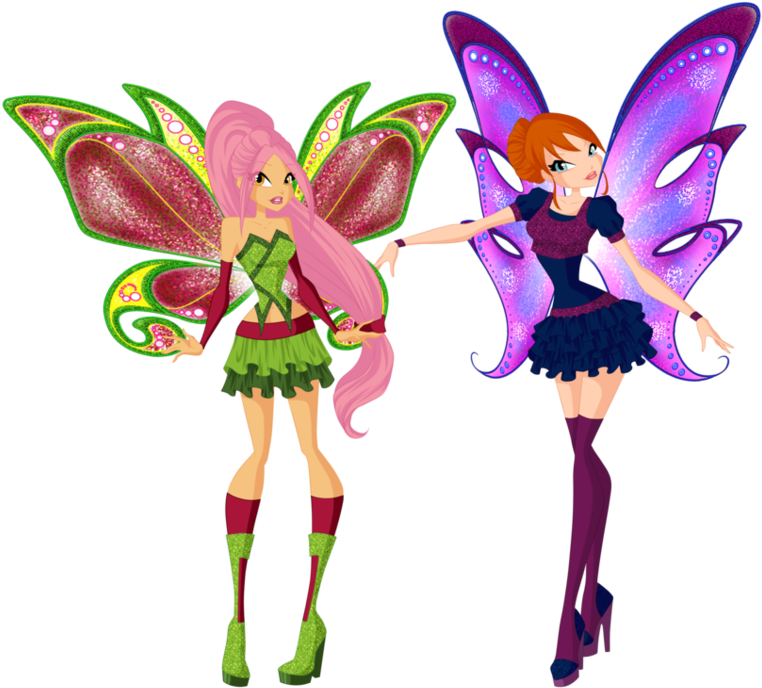 Look At Our New Beautiful Wings By R-scarlett - Fairy (965x827)
