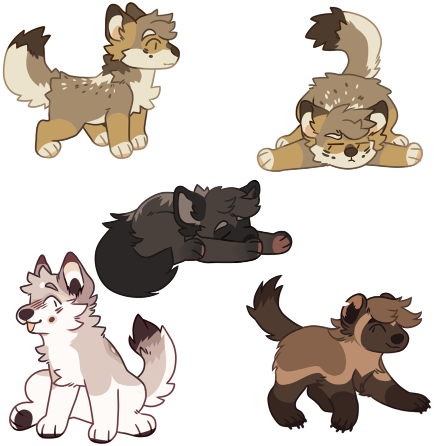 [com] Coywolfy By Sheepishdragon - Cartoon (894x894)
