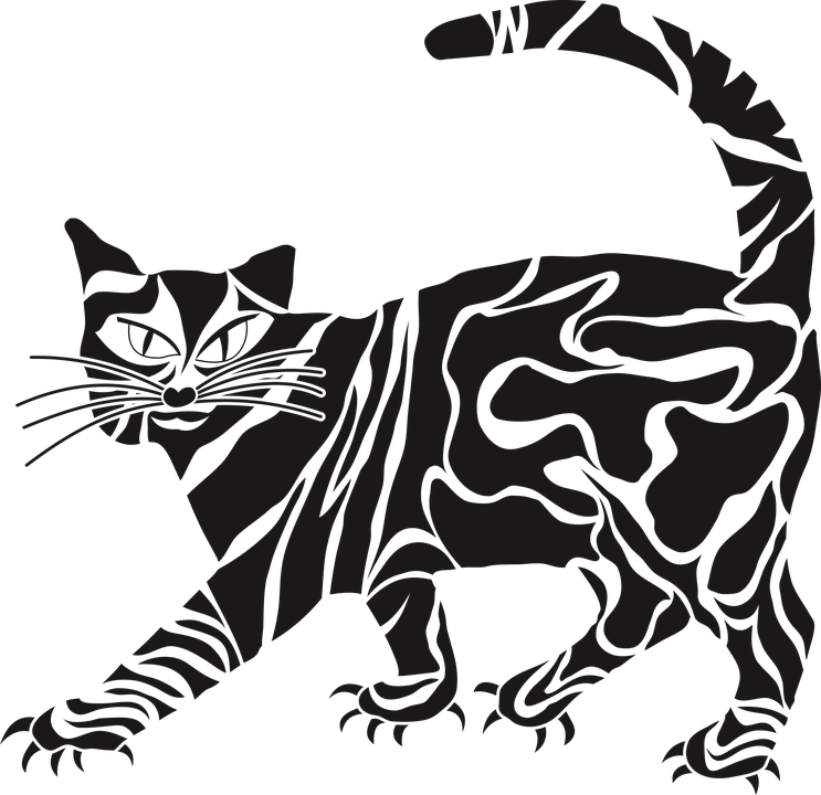 Free Wildcat Clipart 7, - Cat (743x720)