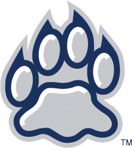 Wildcat Paw Print - New Hampshire College Of Agriculture And The Mechanic (500x500)