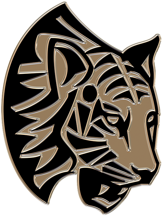 Wildcat Logo 21, Buy Clip Art - Tiger Profile (576x720)