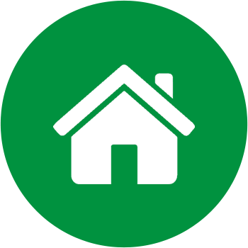 House-icon - Excel Circle Icon Png (350x350)