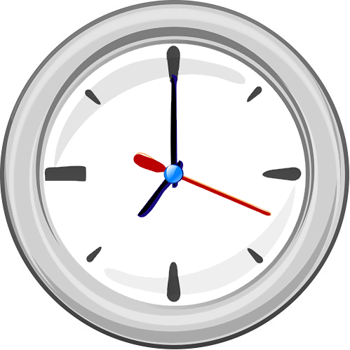 Wall Clock - Wall Clock Clipart Png (750x750)