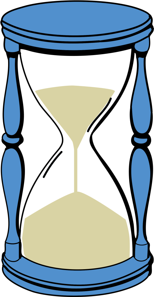 Sand, Glass, Cartoon, Time, Hour, Clock, Watch - Sand Timer Clipart (500x966)