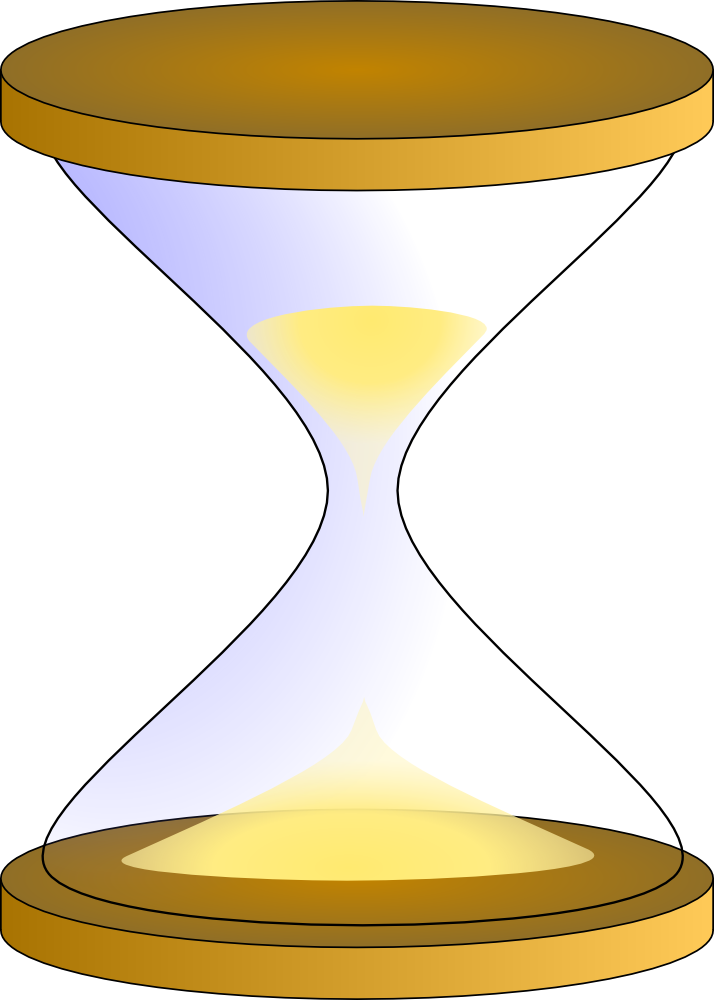 Hourglass Clipart Transparent - Sand Clock Gif Png (714x1000)