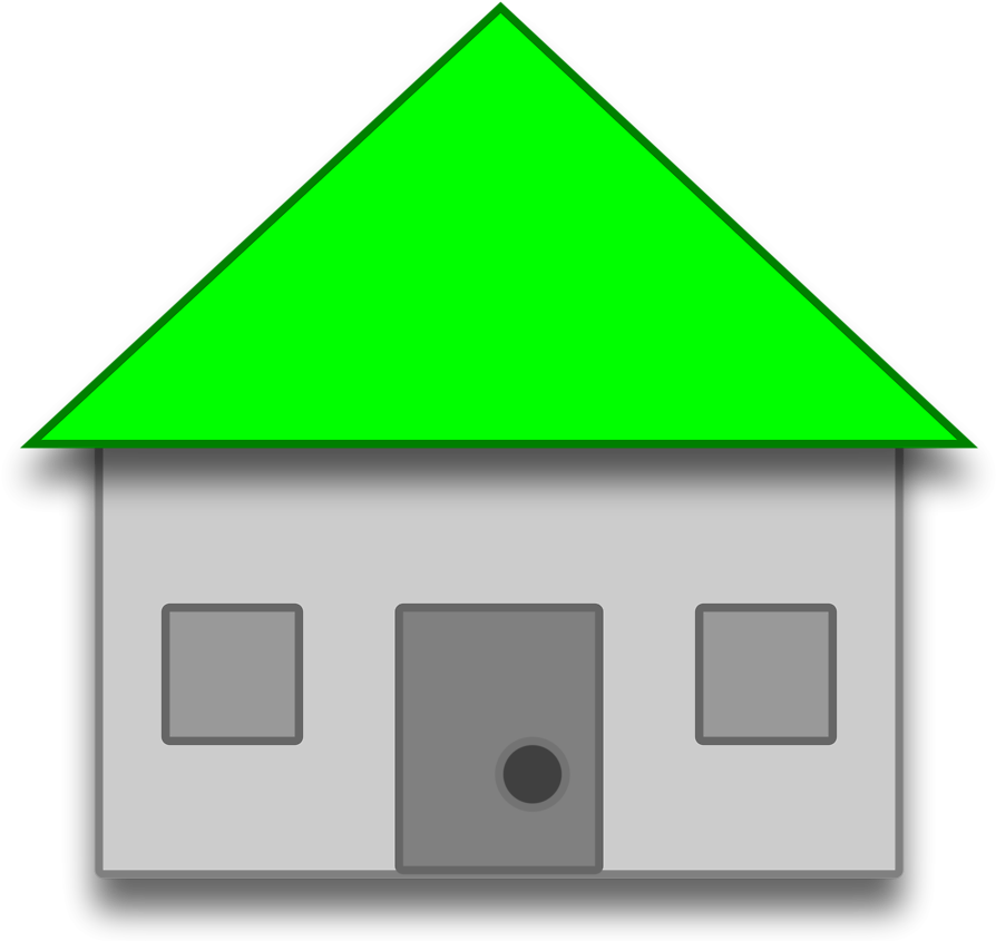 House - Gambar Atap Rumah Kartun (958x958)