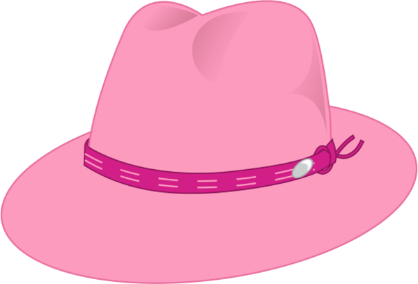 Boots Clipart Cowgirl Hat - Womens Hat Hat Clipart (600x408)