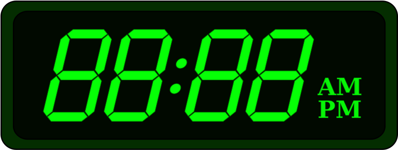 Clipart - Digital Clock - Countdown Timer 1 Min Gif (800x800)
