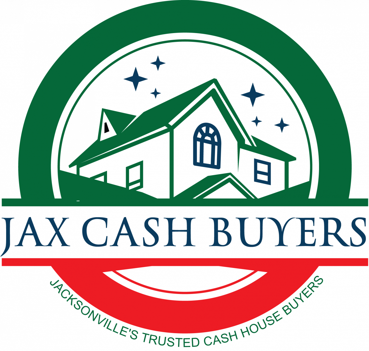 Jax Cash Buyers Logo - Vintage House Logo (1262x1200)
