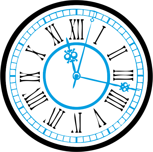 Medium Image - Old Clock Vector Png (755x750)