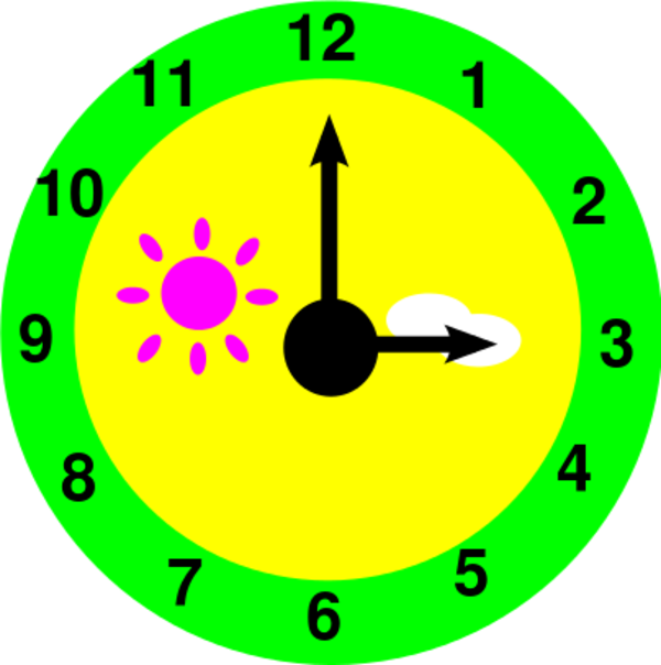Digital Clock Clip Art - Argentine Ministry Of Health (600x604)