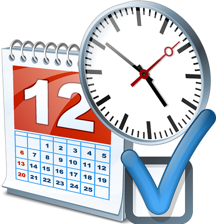 North Myrtle Beach Chamber Of Commerce Convention And - Calendar Clock Icon Png (462x461)