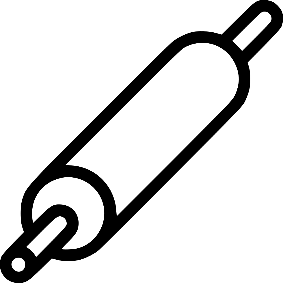Unique Of Rolling Pin Clipart Black And White - Rolling Pin Clipart Black And White (980x980)