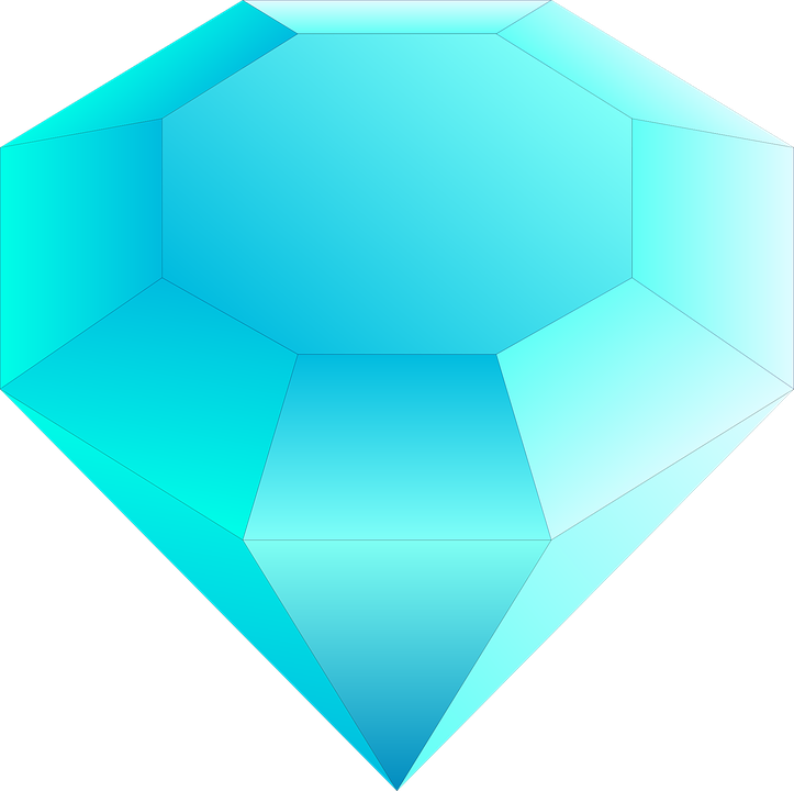 Gems Clipart Diamond Shape - Gem Clip Art (723x720)