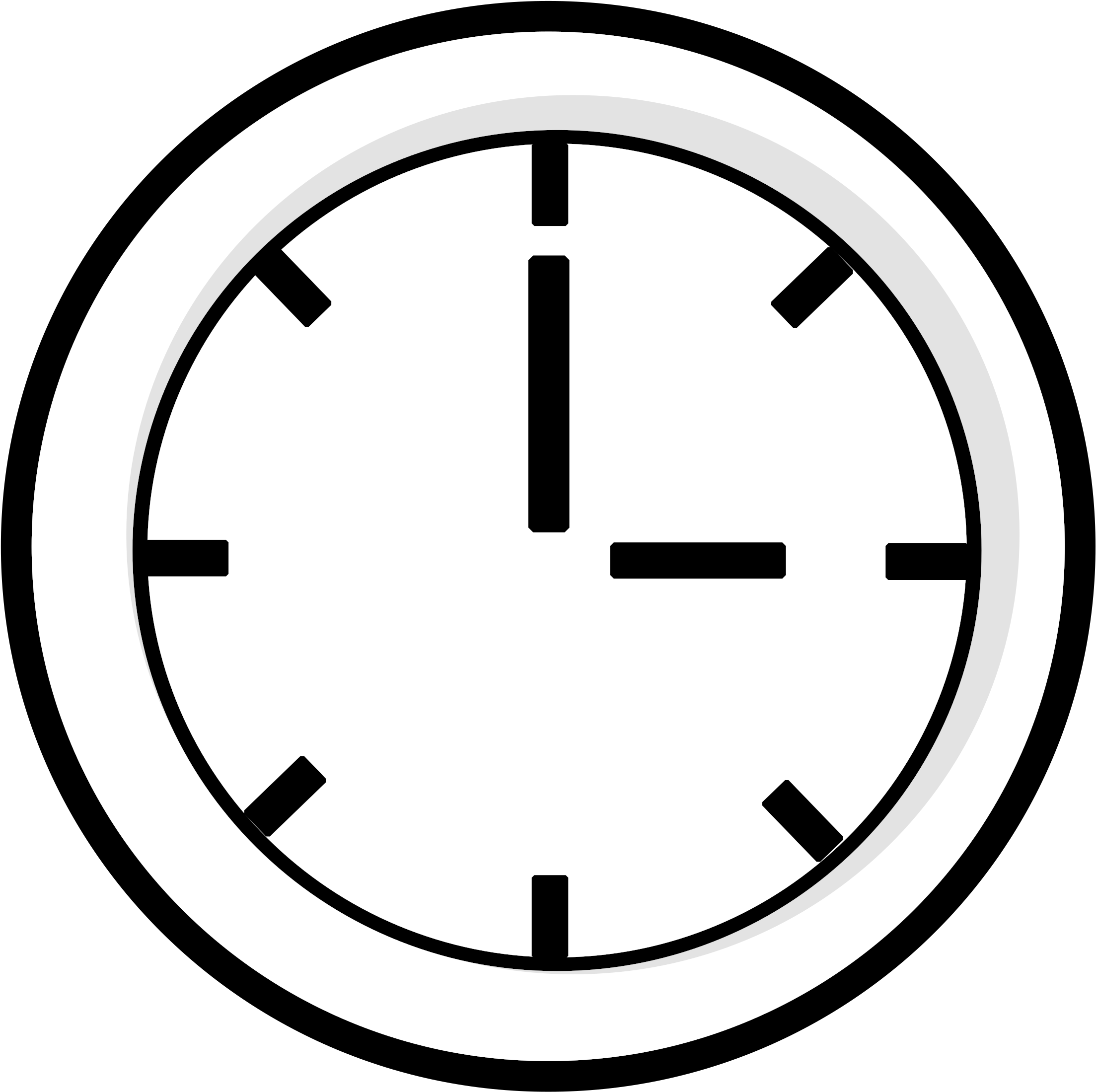 Time Clock Symbol Clipart - Ohio Driver's Test Signs (2225x2400)
