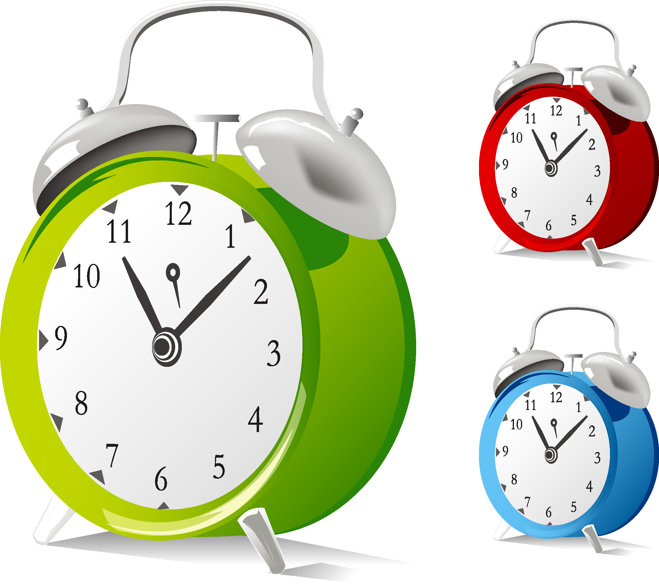 Table Alarm Clock Clip Art - Alarm Clock Free Vector (2244x1987)