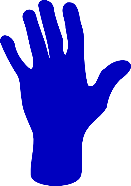 Blue Hand Reaching (420x599)