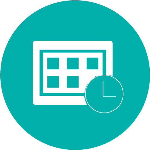 Time And Labor Clocks - Round Book Icon Png (500x500)