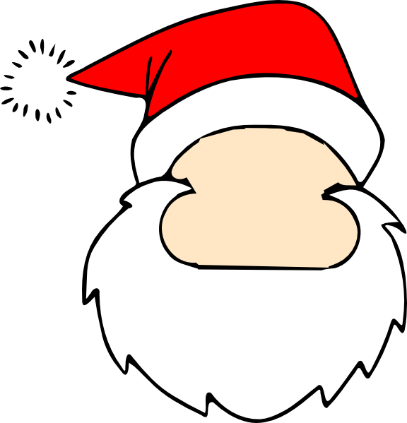 Santa Face Png (576x599)