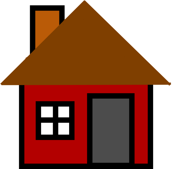 House Clipart - House Clip Art (600x589)