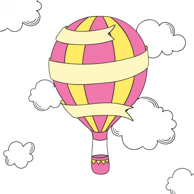 Hot Air Balloon Drawing - Hot Air Balloon Drawing (626x626)