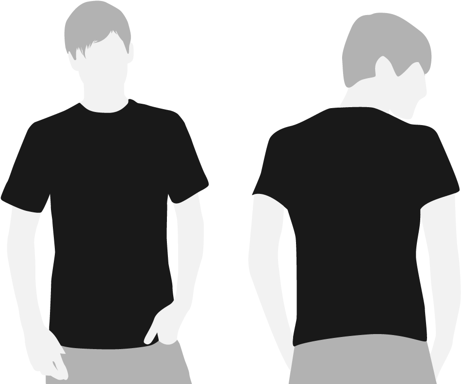Black Tshirt Template - T Shirt Design Black (1000x800)