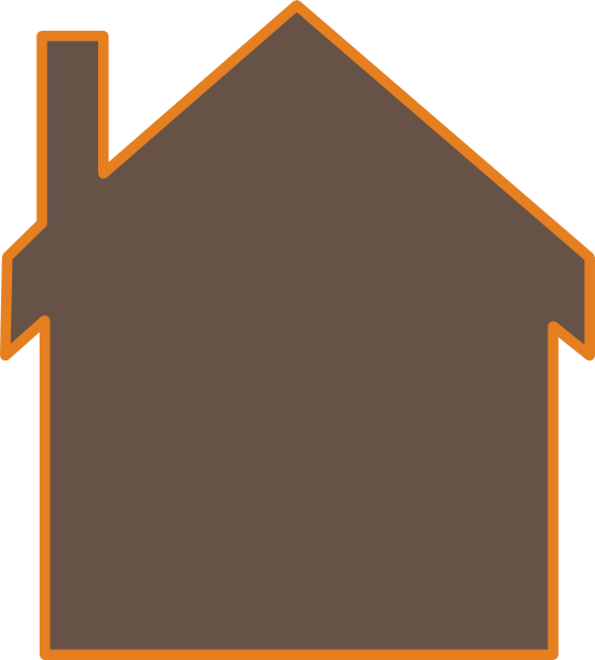 Brown House Vector Png (540x599)