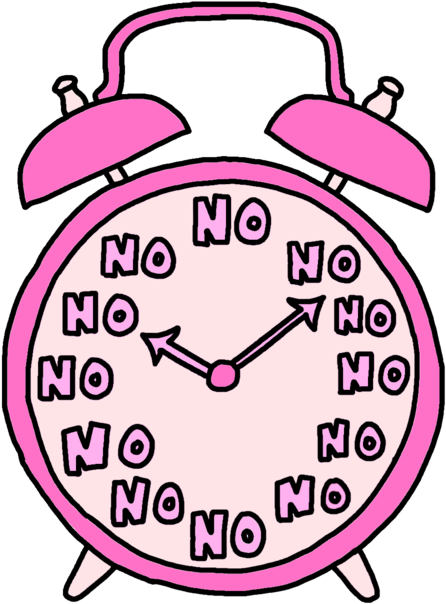 Cute Tumblr Transparent Pink Art Summer Alarm Png Stick - Overlays School (1024x1301)