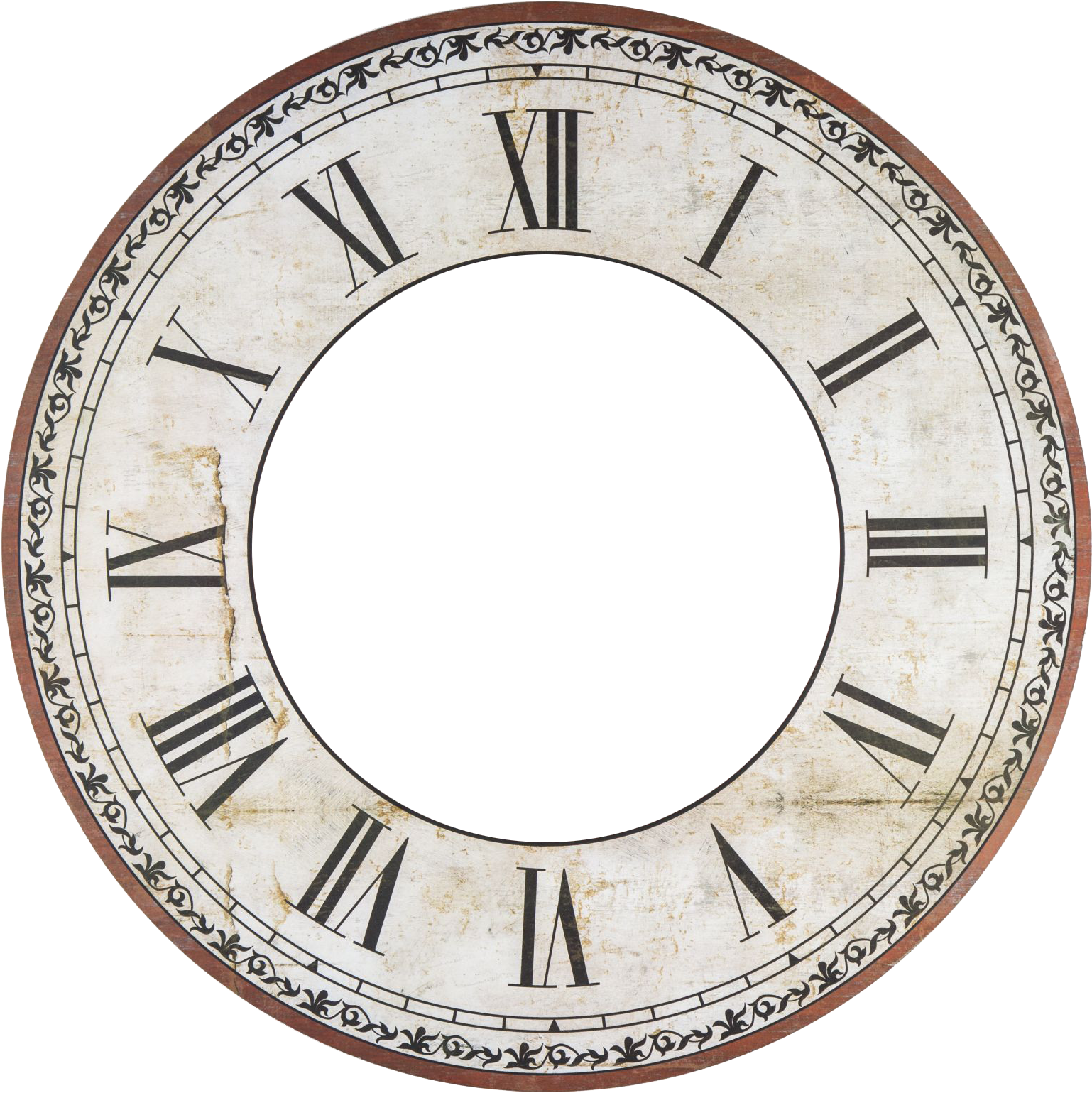 Clock Face Printable, Steampunk Clock, Vintage Clip - Coffee Shop Wall Clock (1600x1600)