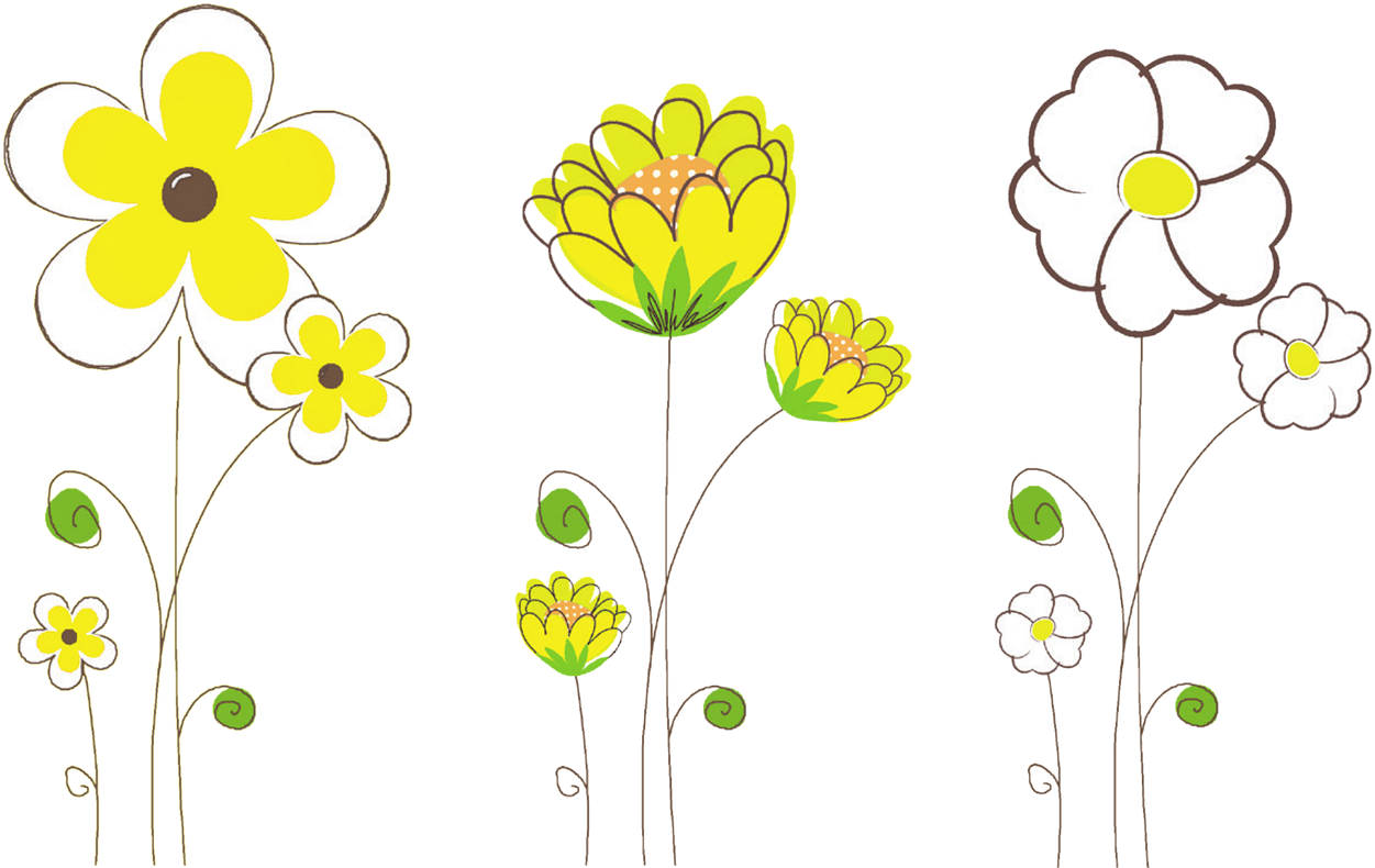 The Best Drawings Of Wild Flowers - Clip Art Spring Flowers Educational (1280x789)
