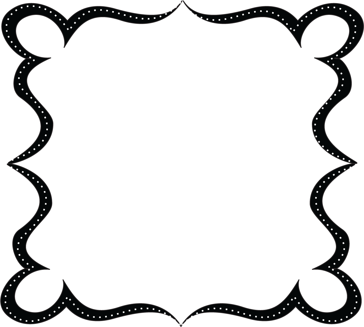 Free Word Art Png - Fancy Border (1500x1500)